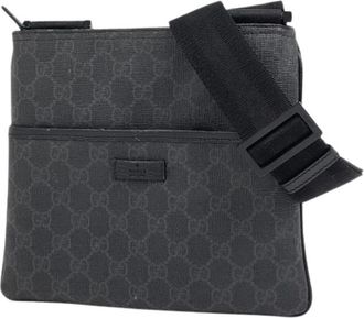 Gucci Pre-owned Cross Body Bags, female, Black, Size: ONE SIZE Pre-owned Vintage Shoulder Bag