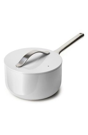 Caraway Nonstick Ceramic 3-Quart Sauce Pan with Lid in Gray at Nordstrom