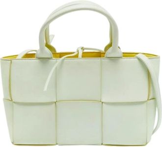 Bottega Veneta Pre-owned Vintage Handtas - Dames - Vintage Handtas - Groen - ONE Size - Leer - Vintage