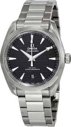 Omega Pre-owned Omega Seamaster Aqua Terra Automatic Chronometer Black Dial Mens Watch 220.10.38.20.02.001