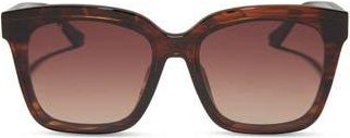 DIFF Eyewear Meredith II 59mm Square Sunglasses in Sequoia Tortoise /Brown at Nordstrom Rack