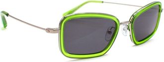Sun Buddies Green Retro Sunglasses