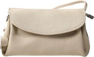 Generic Compatible For Womens Leather Shoulder Bags Crossbody Soft Messenger Bag(White)