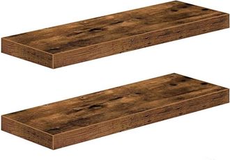 OEM Estante De Pared, Estante De Pared De Madera, Estante De Pared De Madera - Juego De 2 Piezas, Modelo Colgante, 40 Cm De Largo, Adecuado Para Ba&ntilde;os, Co