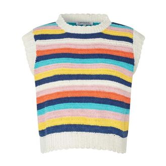Lollys Laundry Truien & Vesten, Dames, Veelkleurig, XS, Mouwloze Truien