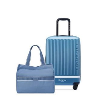 Florence By Mills Spin Me Away 2 Piece Set 20 Expandable Carry On Spinner & Totes The Best Handbag Set in Zinc Blue at Nordstrom