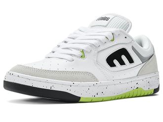 Etnies Loot Mens Shoes White/Black/Green : 11.5 D - Medium, Suede
