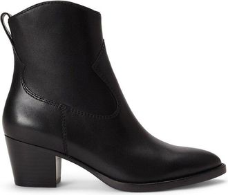 Ralph Lauren Halve laarzen in leer, HARPHER