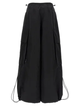 Palm Angels Parachute Nylon Cargo Pants - Black