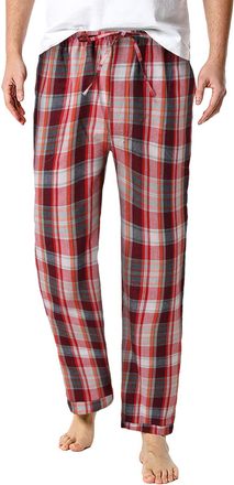Generic Pyjamas for Men,Mens Nightwear Long Lounge Wear Pants,Pyjama Bottoms,Sleepwear Flannel Patch Pockets Trousers Plaid Sleep & Lounge Pants, Pj Bottoms O