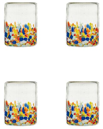 10 Strawberry Street Set Of 4 San Lucas Mexican Dof Glasses