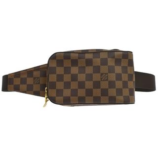 Louis Vuitton Geronimos Waist Damier Brown Canvas Handbag (Pre-Owned)
