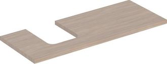 Keramag Keramag - Placa De Lavabo Geberit One, Recortable A La Izquierda, Para