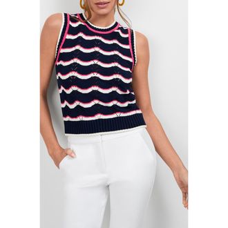 Trina Turk Cawley Tank in Ink Multi at Nordstrom, Size X-Large