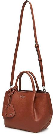 Guess Womens Satchel Bag Cognac Polyurethane - Satchel-Bags