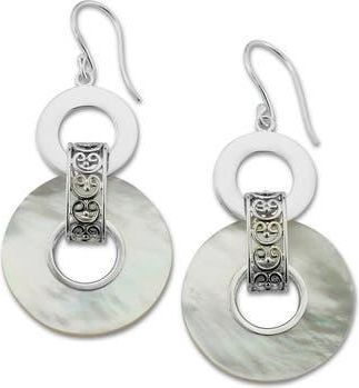 Samuel B. Mother-of-Pearl Drop Earrings in White at Nordstrom Rack