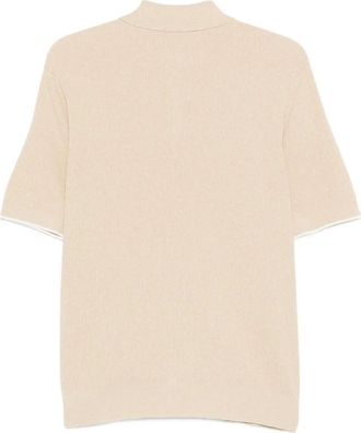 PESERICO Mens Knitted Polo Shirt Ss26 M