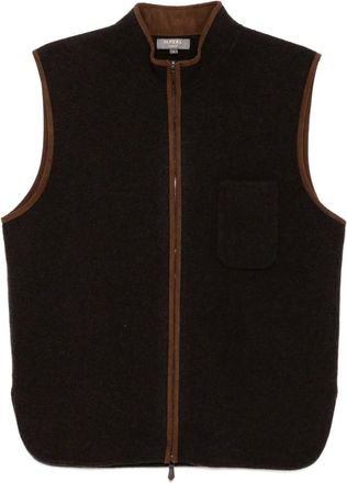 N.Peal Shaftesbury gilet - men - Cashmere - L - Brown