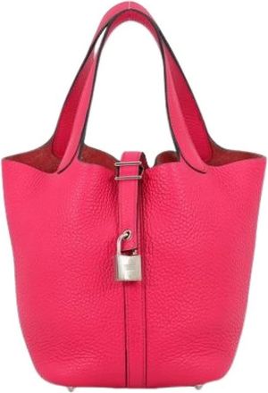 Herm&egrave;s Bolso Picotin Pre-owned - Pre-owned - Mujer - Rosa - ONE SIZE