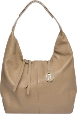 Isabella Rhea Beige Rundleer Tas