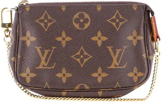 Louis Vuitton Brown Monogram Canvas Pochette Accessoires Mini