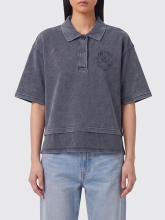 Alexander Wang Polo in cotone con logo Alexander Wang