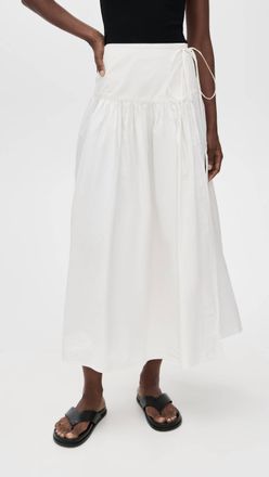 Apiece Apart Angeli Maxi Skirt In Cream