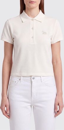 Maison Kitsun&eacute; Polo in cotone con logo Maison Kitsun&eacute;