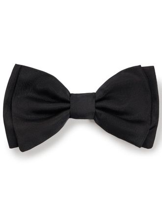 BOSS silk bow tie - men - Silk - One Size - Black