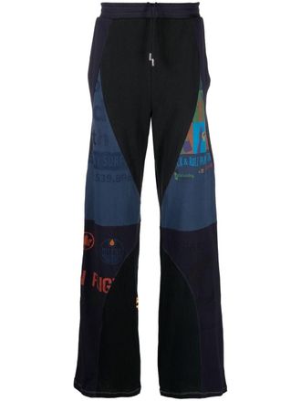 Marine Serre Trainingsbroek met grafische print - Blauw