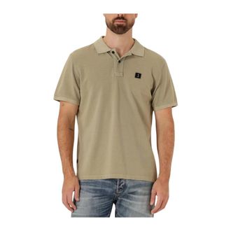 Butcher of Blue Tops, Heren, Groen, S, Army Pique Polo in Groen