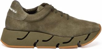 Paloma Barcel&oacute; Schoenen, Dames, Groen, 39 EU, Leer, Suede Sneaker