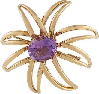 Tiffany & Co. 18K Amethyst Brooch (Authentic Pre-Loved)