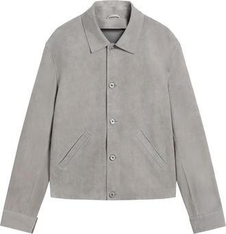 Pence Gioele Cropped Suede Like Texture Jacket