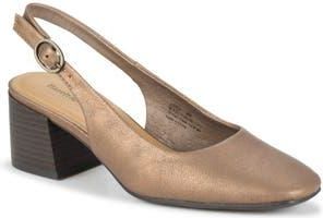 BareTraps Ester Block Heel Slingback Pump in Bronze at Nordstrom Rack, Size 7.5