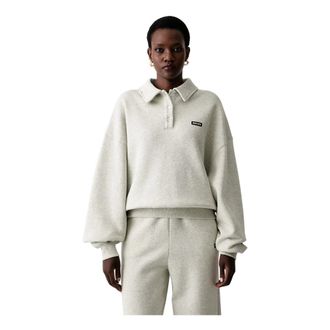 Rotate Rotate Birger Christensen, Hoodies & sweatvesten, Dames, Grijs, M, Katoen, Boxy Hoodie