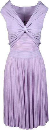 Antonino Valenti Knit Dress Viscose Elastane - Purple