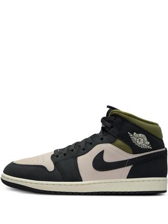 Nike Jordan 1 Mid SE lace-up fastening sneakers - Black