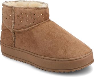 Journee Collection Womens Tarla Sherpa Slipper Bootie