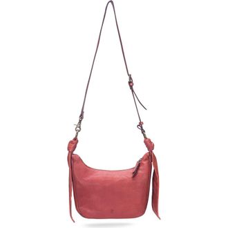 Frye Nora Knotted Leather Crossbody Strap in Burgundy at Nordstrom Rack