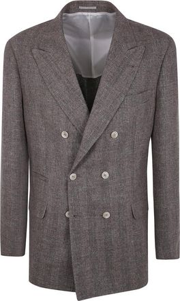 Brunello Cucinelli Heren, Jassen, Bruin, Maat: XL Katoen