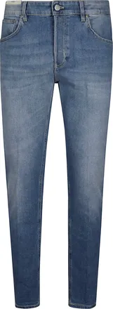 Pantaloni Torino Blue Reggae Cotton Tapered Jeans