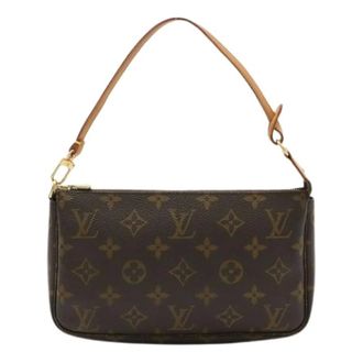 Louis Vuitton Pre-owned Shoulder Bags, female, Brown, Size: ONE SIZE Pre-owned Pochette Pouch