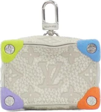 Louis Vuitton Pre-owned Clutches, female, Gray, Size: ONE SIZE Pre-owned Leather louis-vuitton-bags