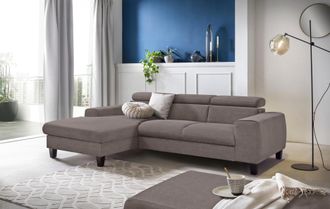 Cotta Ecksofa »Morven L-Form mit Kopfteilverstellung« wahlweise mit Bettfunktion, Bettkasten & Wireless-Charger