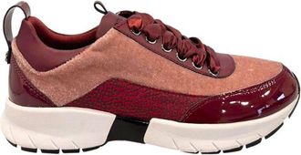 Borbonese Red Fabric Women Womens Sneakers