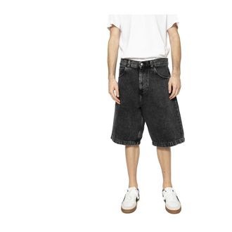 Edwin Bermuda Denim Jeans - Heren - Denim shorts - Zwart - W32 - Denim - Korte Broeken
