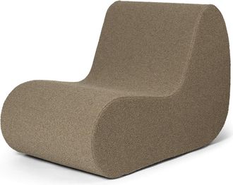 Ferm Living Rouli Center Modul Sessel, sand (Pure Boucl&eacute;)