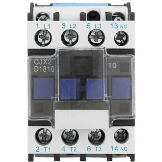OEM [mai Usato]contattore Ca Cjx2-1810 Contattore Elettrico Industriale A 3 Poli Bobina Del Contattore Per Montaggio Su Guida 24/36/48/110/380 V (380 V Ca