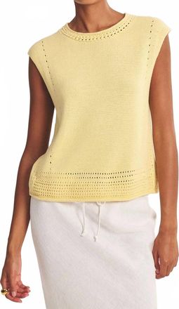 Velvet Vanny Top In Butter